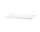 Police String Metal Shelf Low Edge 58 x 30, white