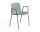 Židle AAC 18 Black Powder Coated Steel, dusty blue