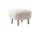 Pouf Little Petra ATD1, oak / Sheepskin Moonlight