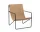 Křeslo Desert Lounge Chair, black / solid cashmere