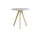 Stolek Copenhague CPH 20 Ø50, oak/off white linoleum