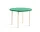 Jídelní stůl Two-Colour Ø105, ivory/green