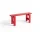 Lavice Weekday 111 cm, red