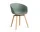 Židle AAC 22 Lacquered Oak Veneer, fall green