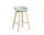 Barová stolička AAS 32 Low Lacquered Oak Veneer, dusty mint