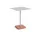 Stůl Terrazzo 60x60, red terrazzo / sky grey