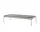 Stolek Sett LN12, dark chrome  / smoked cast glass