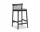 Barová stolička Pind 65 cm, black stained ash