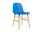 Židle Form Oak, bright blue