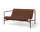Textilní podsedák Palissade Lounge Sofa Quilted Cushion, iron red