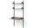 Policová sestava Study Shelf, walnut/black
