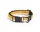 Obojek pro psa Dogs Collar Flat S/M, off-white/ochre