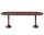 Konferenční stůl Midst 140x460, dark red