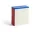 Plechová dóza Tin Container X-Large, off-white, blue and red