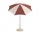 Slunečník Terrazza Octagon, off-white and burgundy