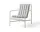 Textilní podsedák Palissade Lounge Chair High Soft Quilted Cushion, sky grey
