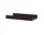 Police String Metal Shelf High Edge 58 x 30, dark brown
