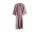Župan Waffle Bathrobe, stripe cool pink