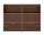 Komoda USM Haller M64, brown