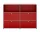 Komoda USM Haller M64, ruby red