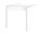 Výklopný stolek String Folding Table, white/white