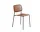 Židle Soft Edge 40, smoked oak/black powder coated steel