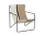 Křeslo Desert Lounge Chair Flat, black / soil