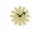 Hodiny Asterisk Clock, brass