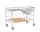 Vozík Alima Trolley NDS1, Chrome/Lacquered Oak