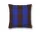 Polštář Grand, choco / bright blue