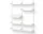 Policová sestava Living Shelf, white/white
