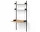 Policová sestava Study Shelf, oak/black