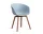 Židle AAC 22 Lacquered Walnut Veneer, slate blue