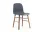 Židle Form Walnut, blue
