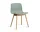 Židle AAC 12 Lacquered Solid Oak, fall green