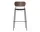 Barová židle Co Bar Chair High, dark oak