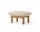Ottoman Brasilia, Bouclé 02/natural oak