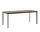Jídelní stůl Drip HW116, black/lacquered walnut