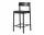 Barová stolička Betty TK14, black/black leather