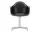 Židle Eames DAL, deep black/polished aluminum