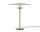 Stolní lampa Reflection, brass lacquered aluminium