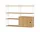 Policová sestava String Living Room R, oak/white