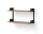 Policová sestava Wall Shelf 450, walnut/black