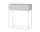 Truhlík na květiny Plant Box, grey