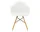 Židle Eames DAW, white
