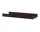 Police String Metal Shelf High Edge 78 x 30, dark brown