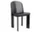 Židle Chisel 65, black lacquered oak