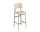 Barová židle Loft 75 cm, dusty green/oak