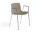 Židle AAC 18 Chromed Steel, khaki