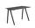 Stůl Copenhague CPH 90, black water-based lacquered oak/black linoleum